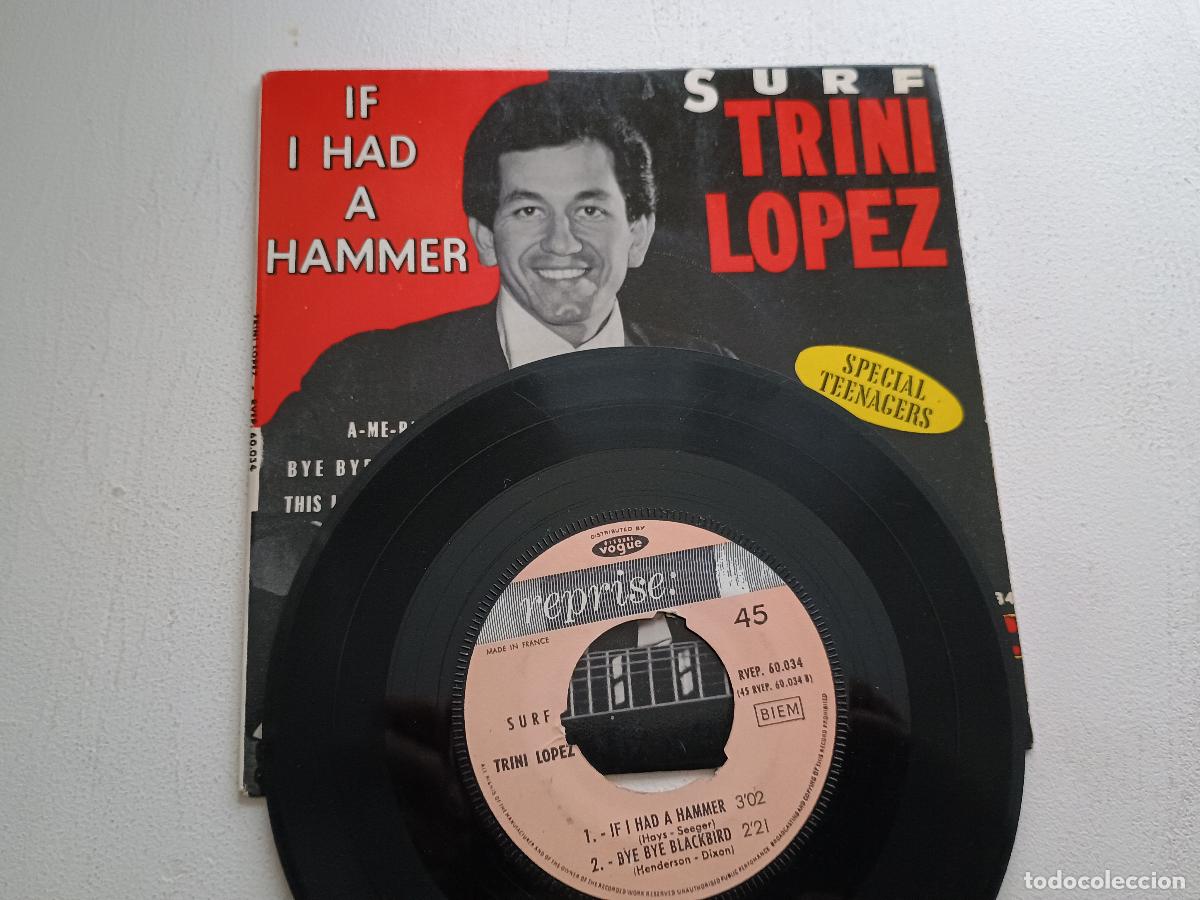 Discos de vinilo: Trini L&oacute;pez - If i had a hammer+ 3 - Foto 2