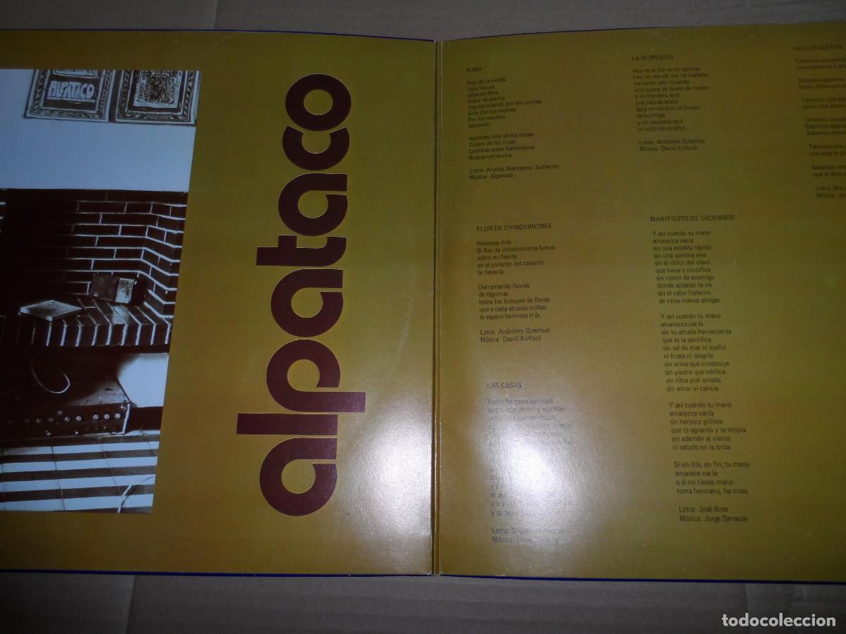 Discos de vinilo: ALPATACO - S/T (SPAIN 1976) - Foto 2