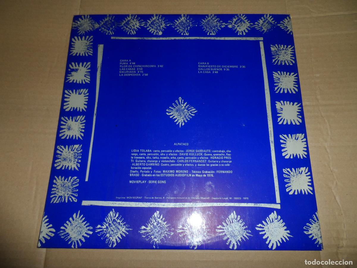Discos de vinilo: ALPATACO - S/T (SPAIN 1976) - Foto 3