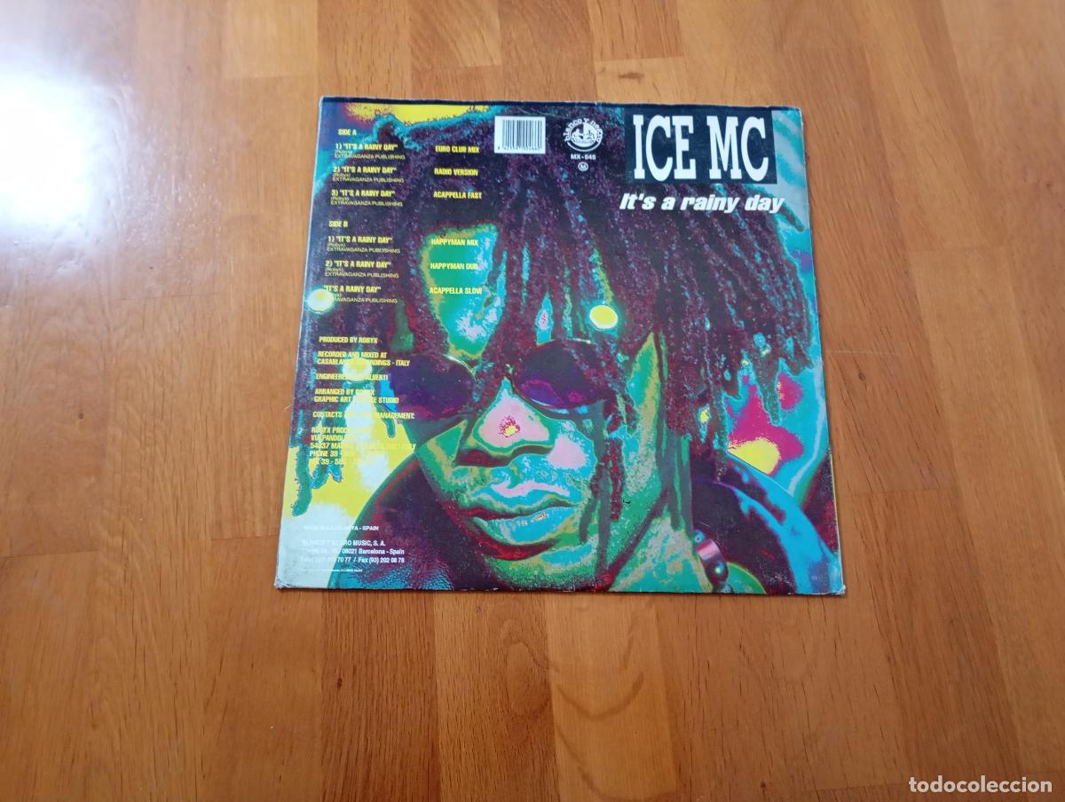 Discos de vinilo: Ice mc-its a rainy day.maxi espa&ntilde;a - Foto 2