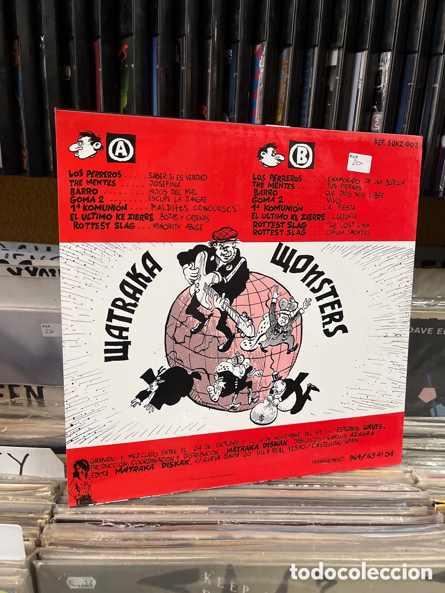 Discos de vinilo: matraka monsters los perreros - Foto 2