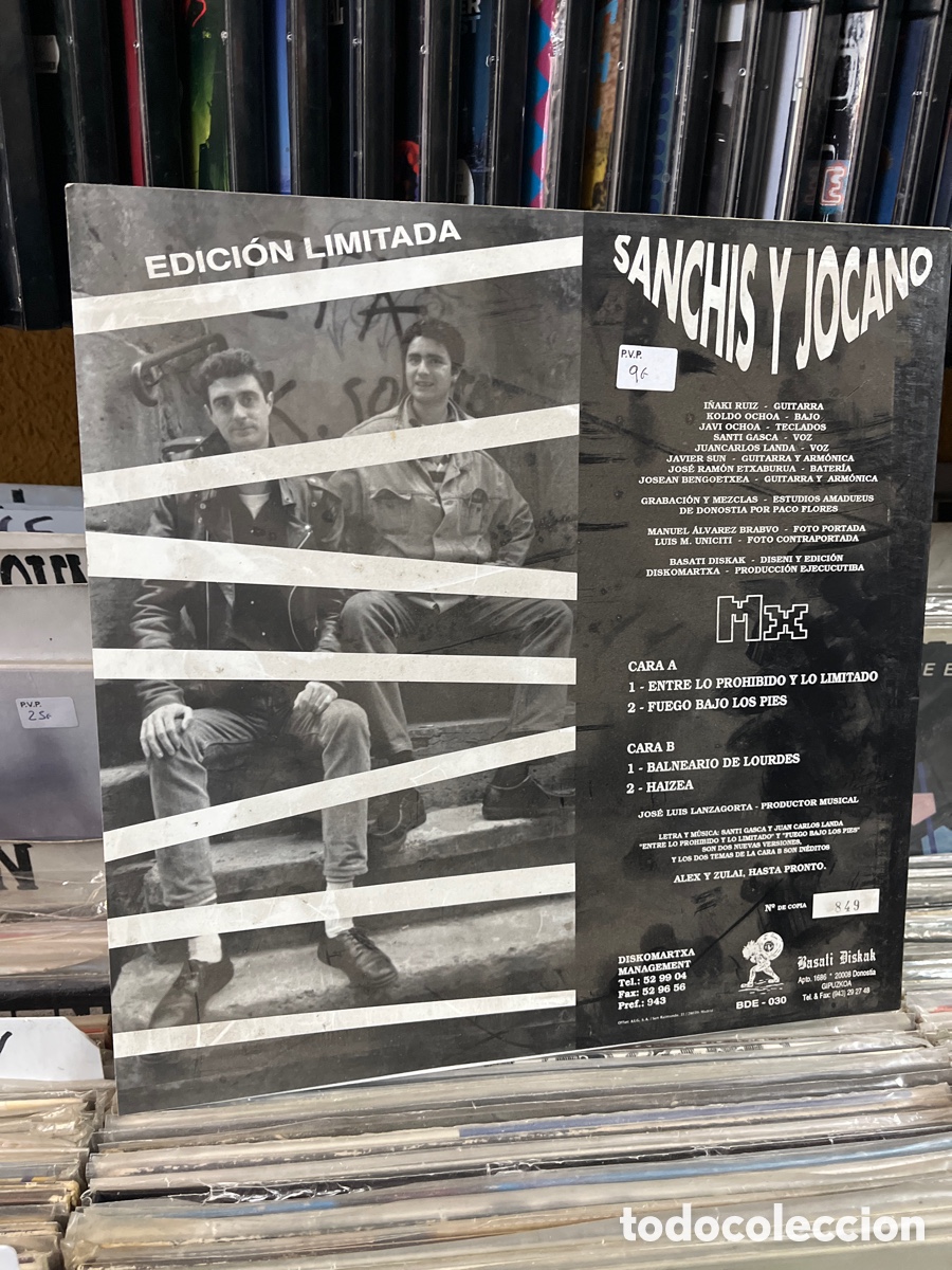 Discos de vinilo: sanchis y jocano edici&oacute;n limitada - Foto 2
