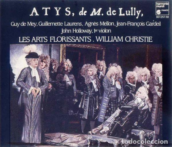 Disques de vinyle: Atys-M. De Lully, Guy De Mey, Guillemette Laurens, Agn&egrave;s Mellon, Jean-Fran&ccedil;ois Gardeil, - 3 x LP BOX