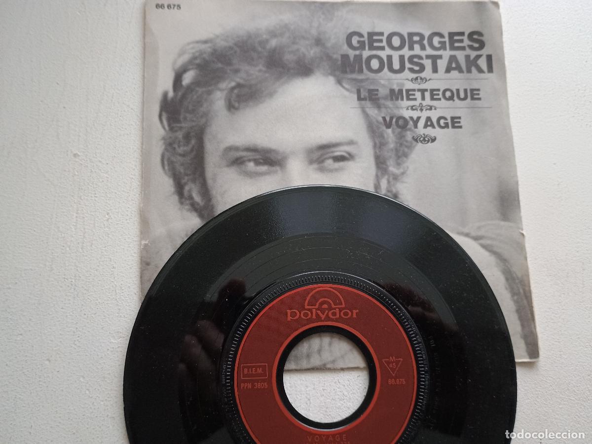 Discos de vinilo: Georges Moustaki &ndash; Le Meteque / Ma Solitude polydor - Foto 3