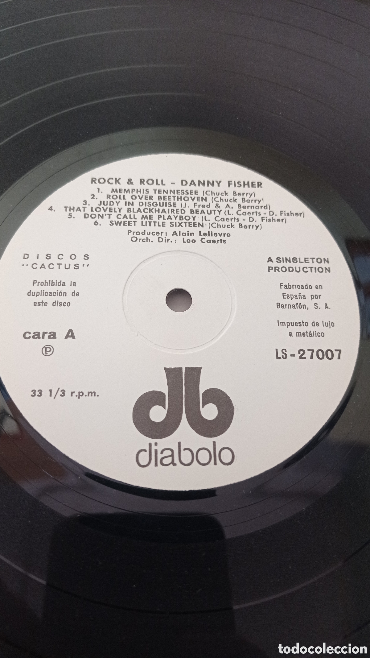 Discos de vinilo: Rock and roll Danny fischer - Foto 4