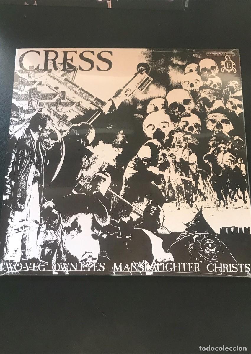 Discos de vinilo: Doom / Cress split Disco de vinilo LP punk crust hardcore discharge - Foto 2
