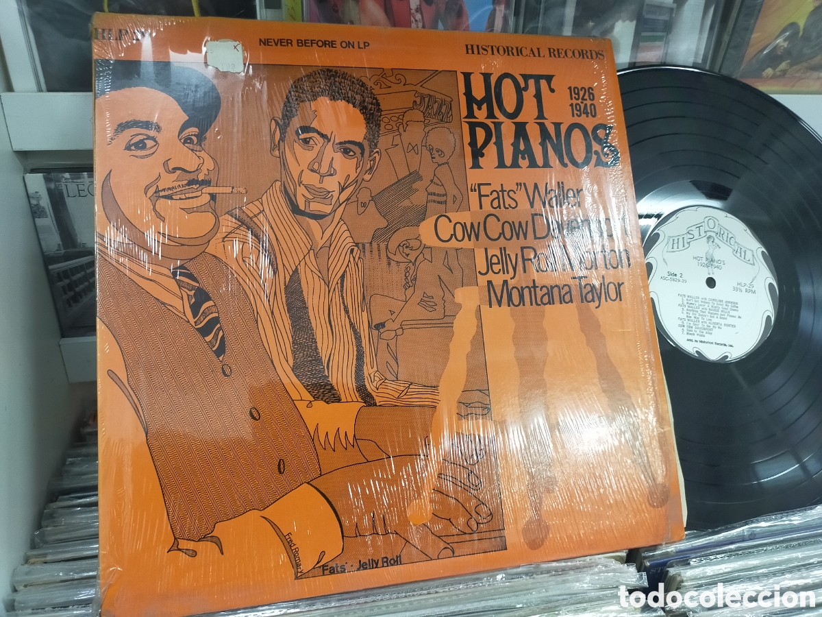 Discos de vinilo: Hot pianos lp 1926 - 1940 u.s.a. - Foto 1