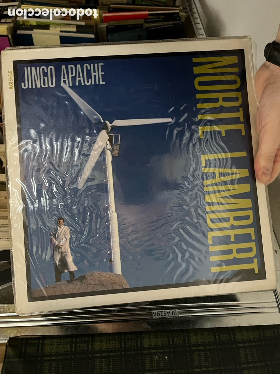 Discos de vinilo: Blas29A NORTE LAMBERT Jingo apache Single DE VINILO - Foto 1