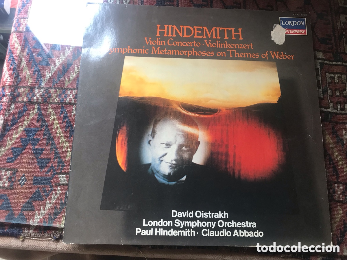 Discos de vinilo: Hindemith. Violin Concerto. London Enterprise - Foto 1