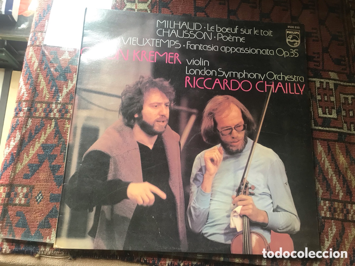 Discos de vinilo: Gidon Kreemer. Ricardo Chailly. Philips - Foto 1