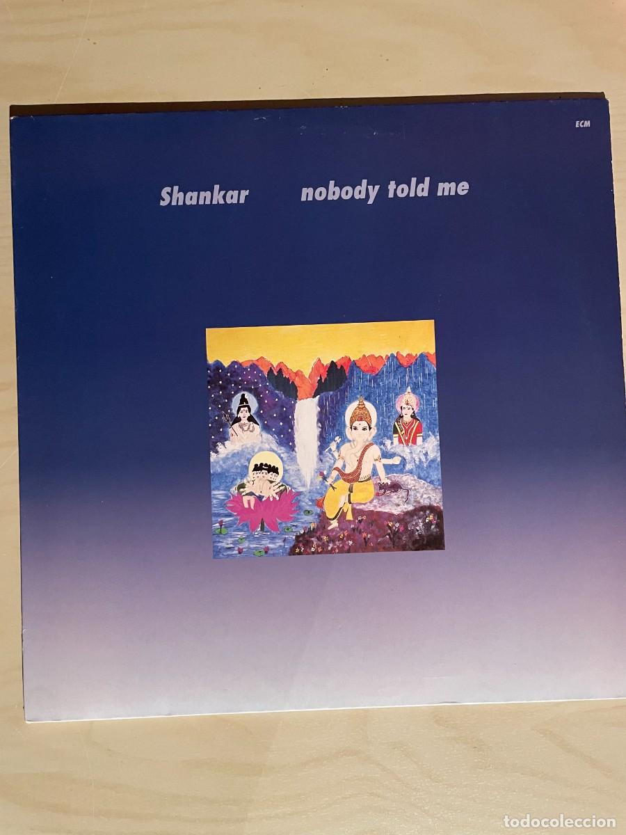 Discos de vinilo: LP Ravi Shankar Nobody told me - Foto 1