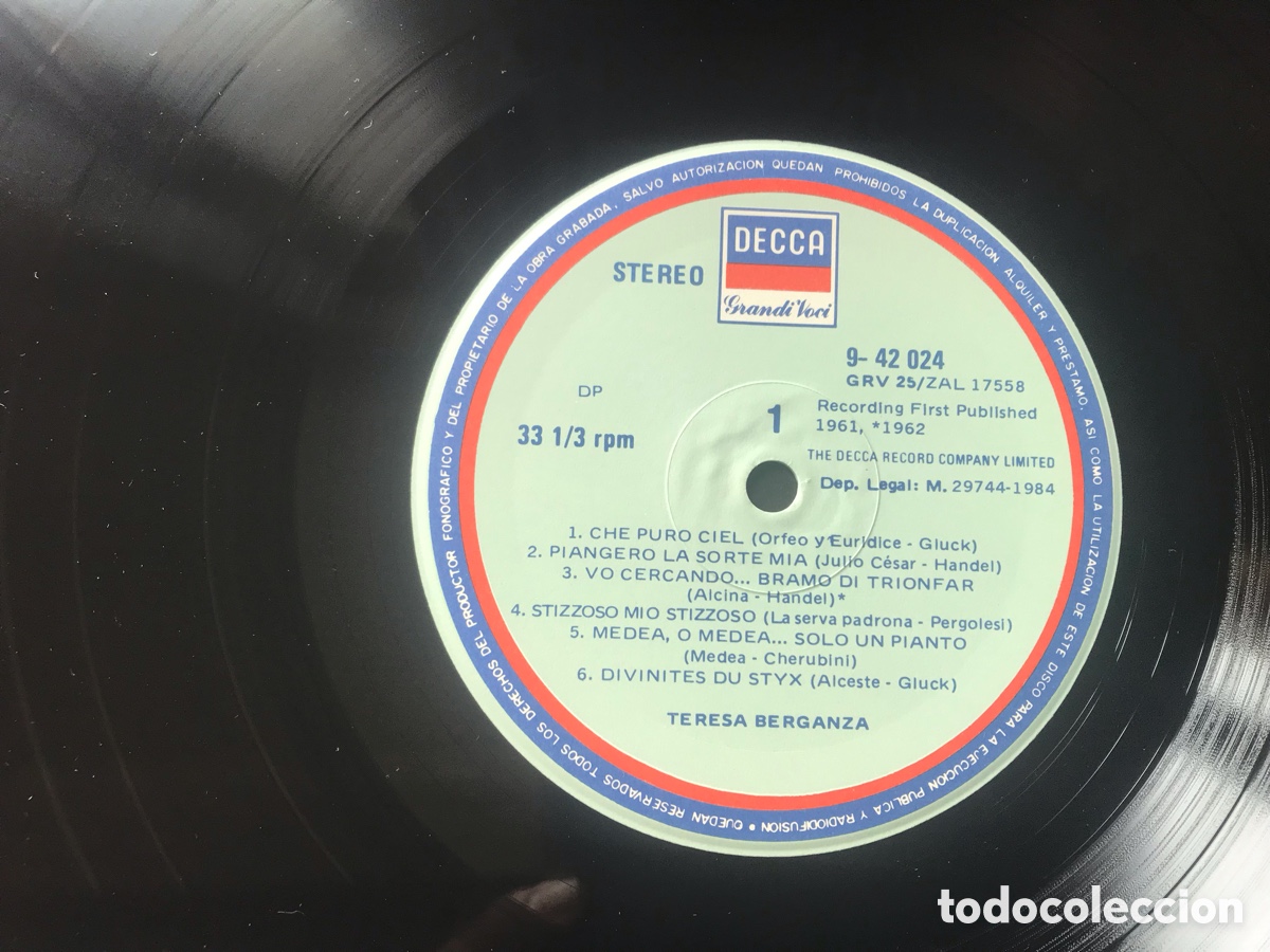 Discos de vinilo: Teresa Berganza. Decca. - Foto 3