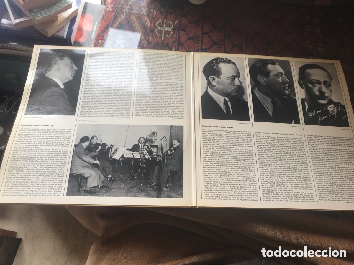 Discos de vinilo: Brahms. Franck. Arthur Rubinstein. Emi - Foto 2