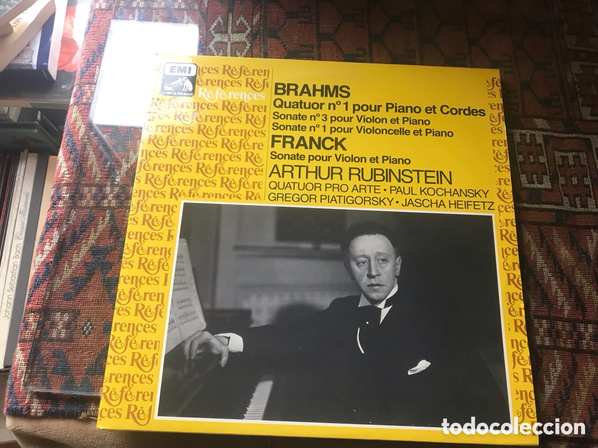 Discos de vinilo: Brahms. Franck. Arthur Rubinstein. Emi - Foto 1