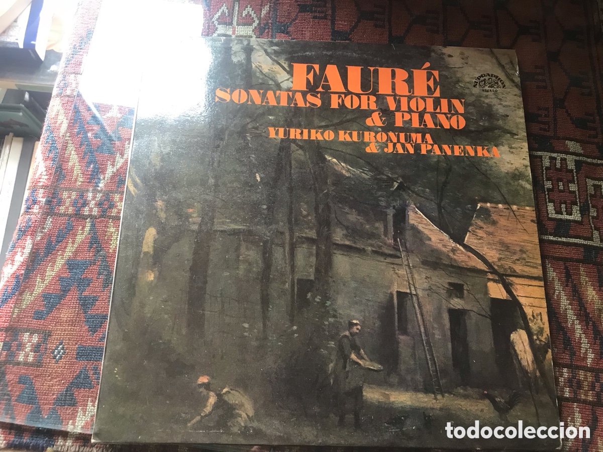 Discos de vinilo: Faur&eacute;. Sonatas for violin & Piano. Supraphon - Foto 1