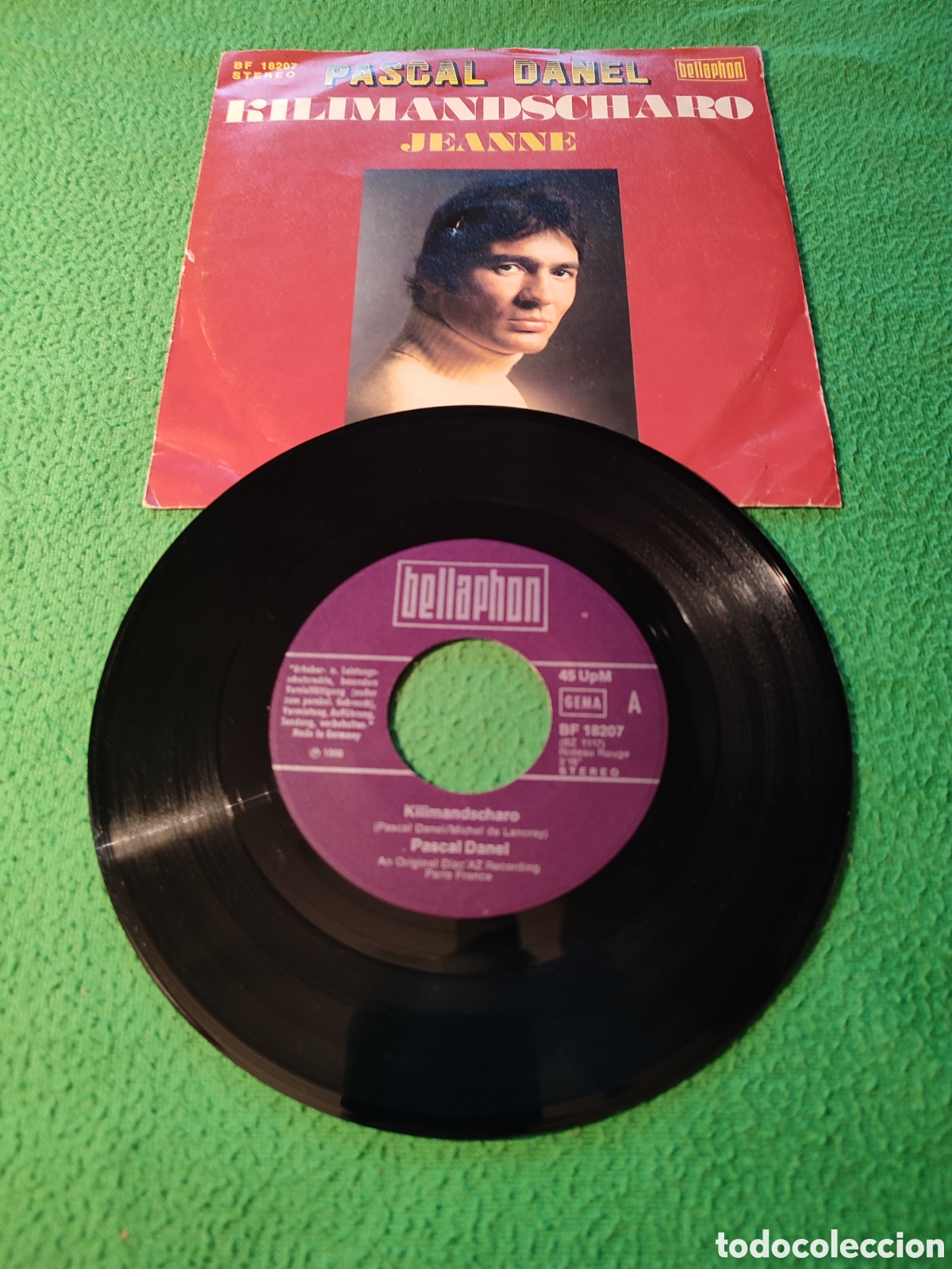 Discos de vinilo: Pascal Danel - Kilimandscharo / Jeanne - Foto 2