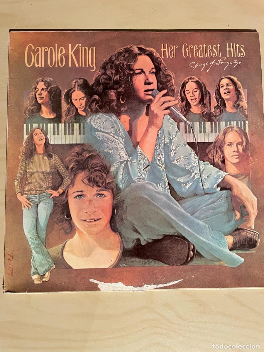 Discos de vinilo: LP Carole King Her Greatest Hits - Foto 1