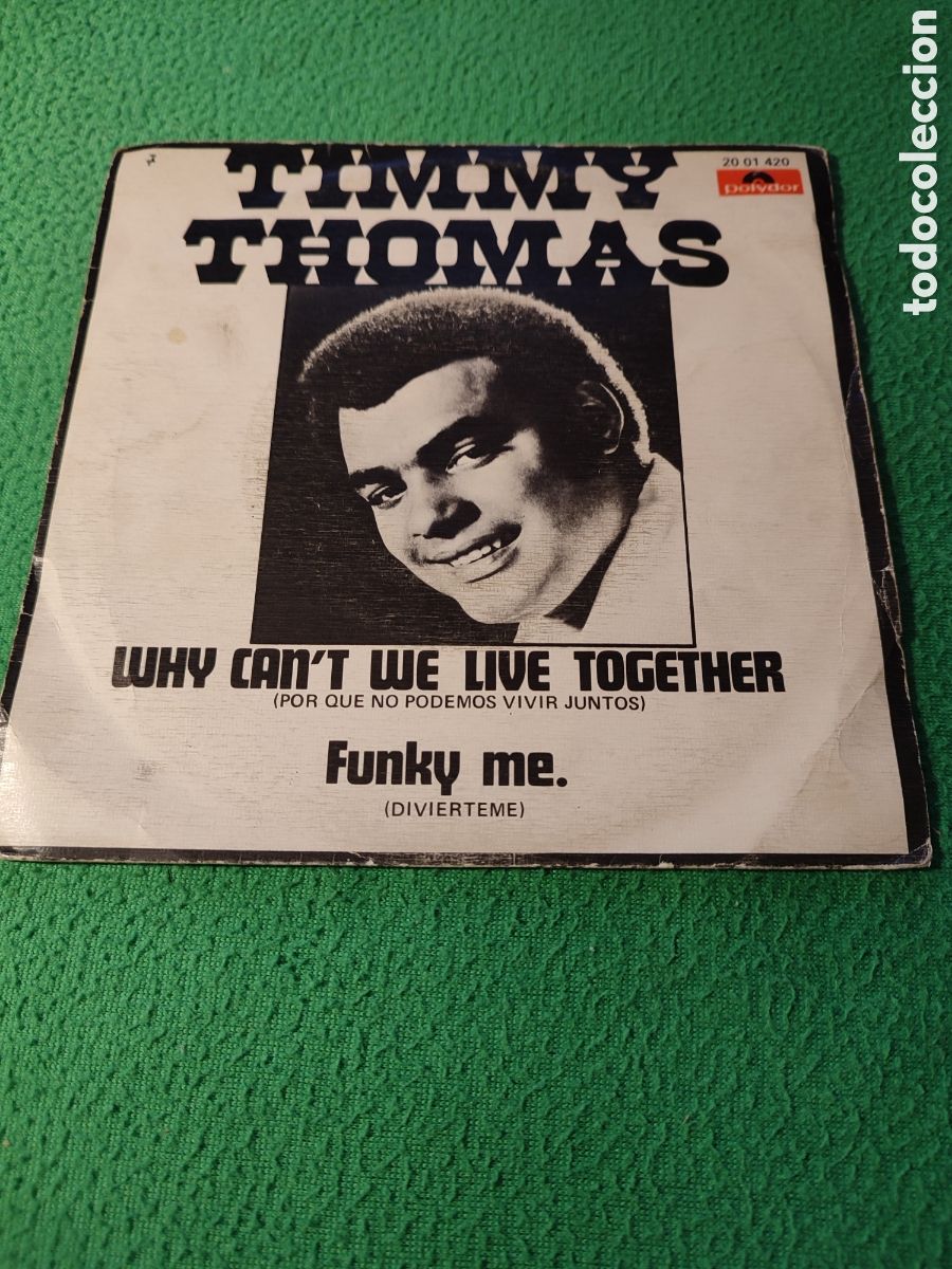 Discos de vinilo: Timmy Thomas - Why cant we Live together - Foto 1