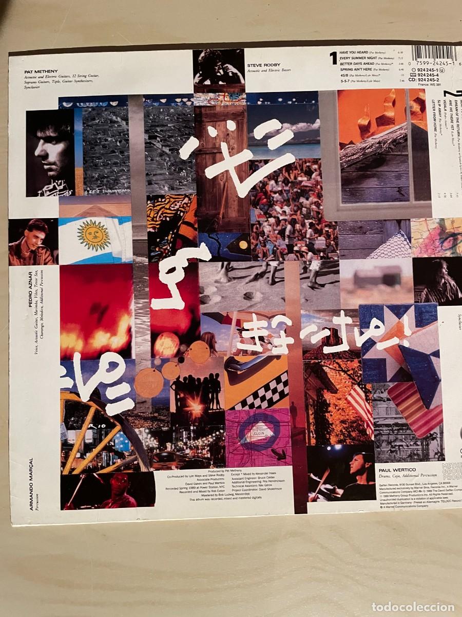 Discos de vinilo: LP Pat Metheny Letter from Home - Foto 2