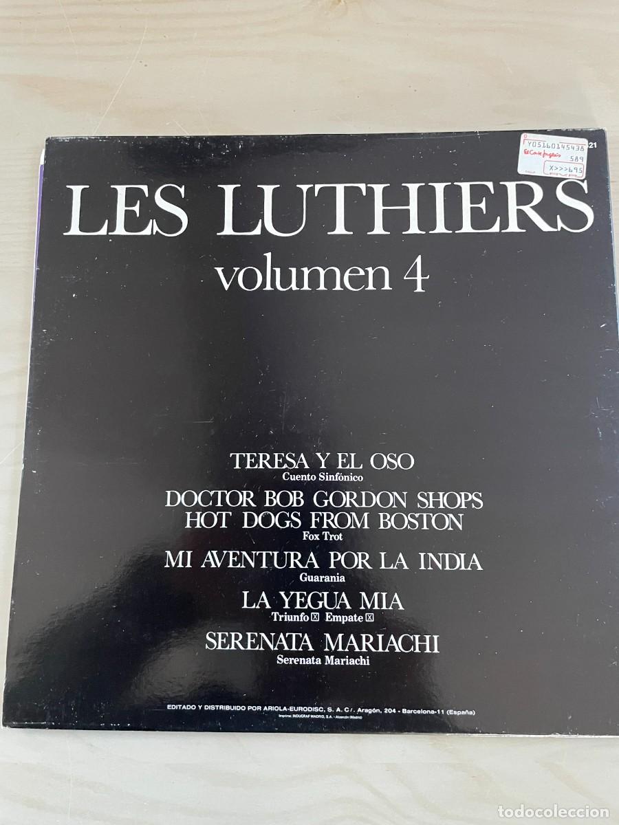 Discos de vinilo: LP Les Luthieres Volumen 4 - Foto 2