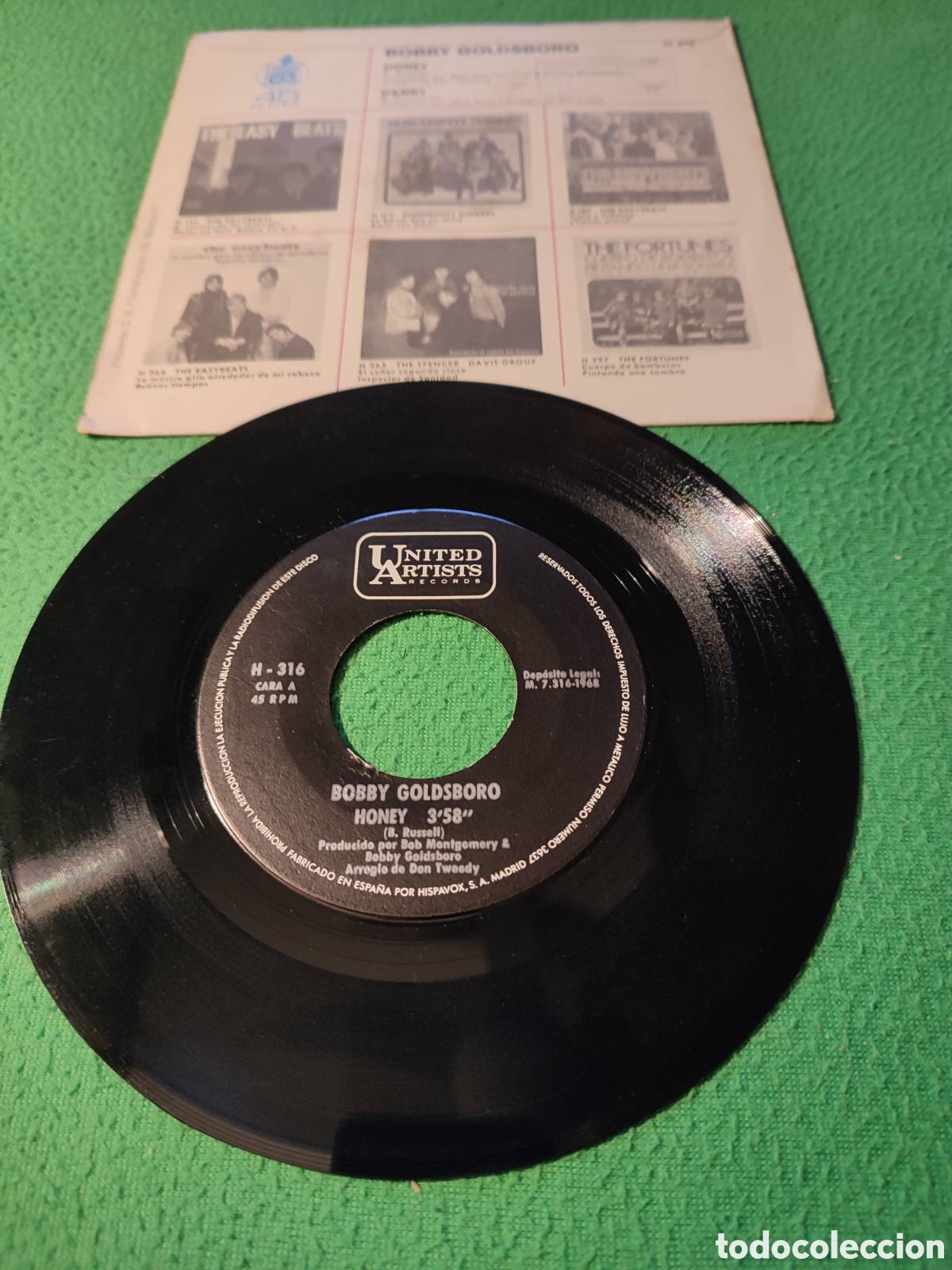 Discos de vinilo: Bobby Goldsboro - Honey / Danny - Foto 2