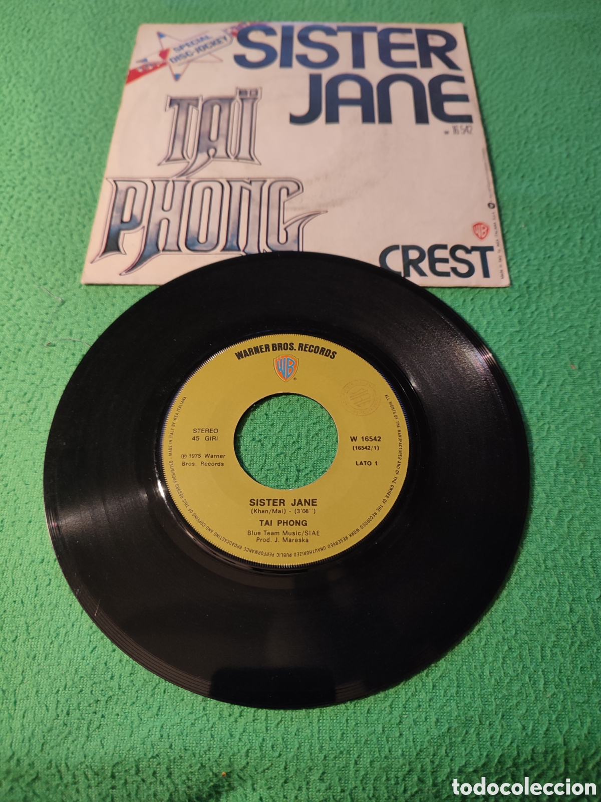 Discos de vinilo: Tai Phong - Sister Jane/ Crest - Foto 2