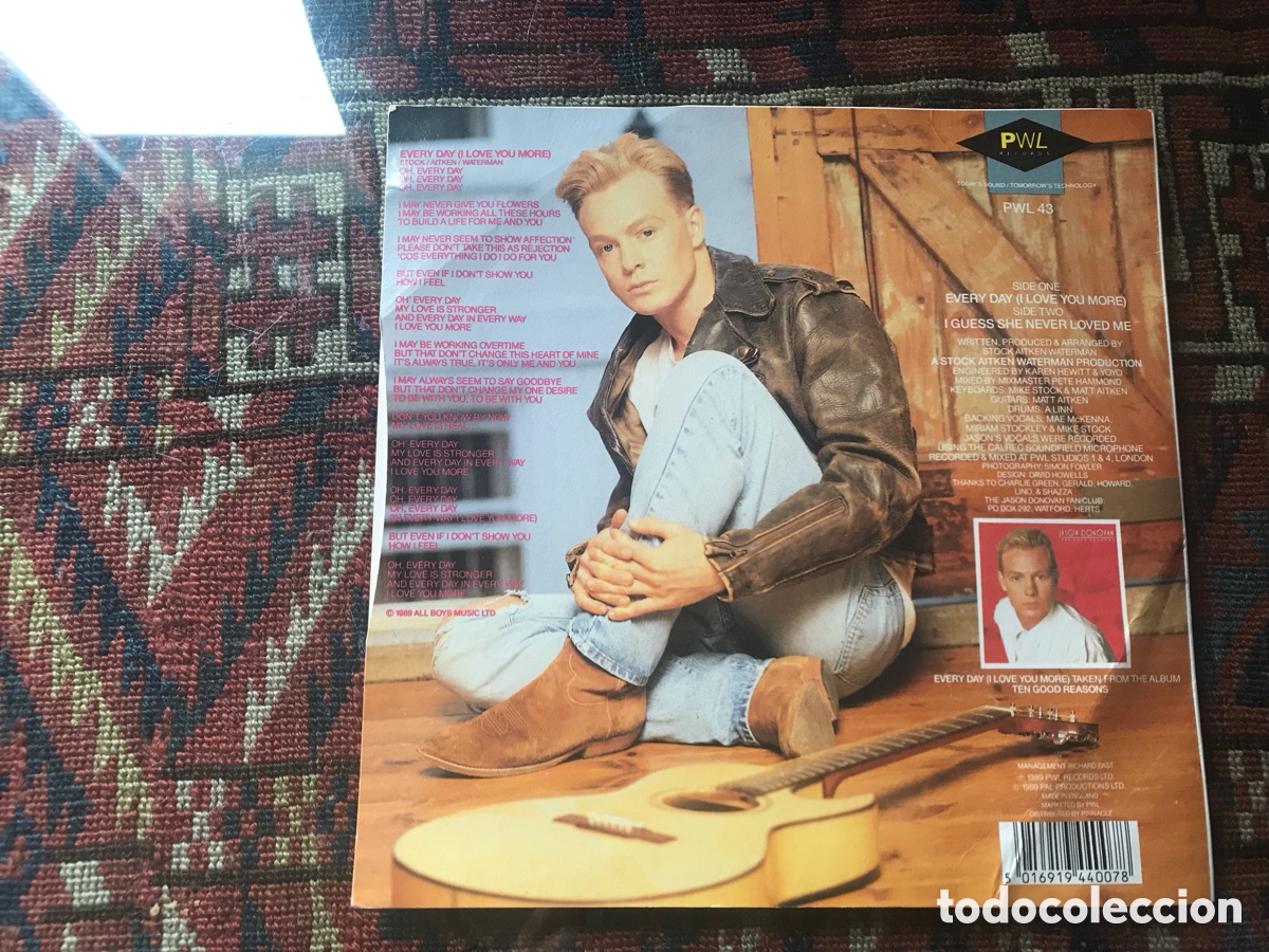 Discos de vinilo: Oh every Day. Jason Donovan - Foto 2