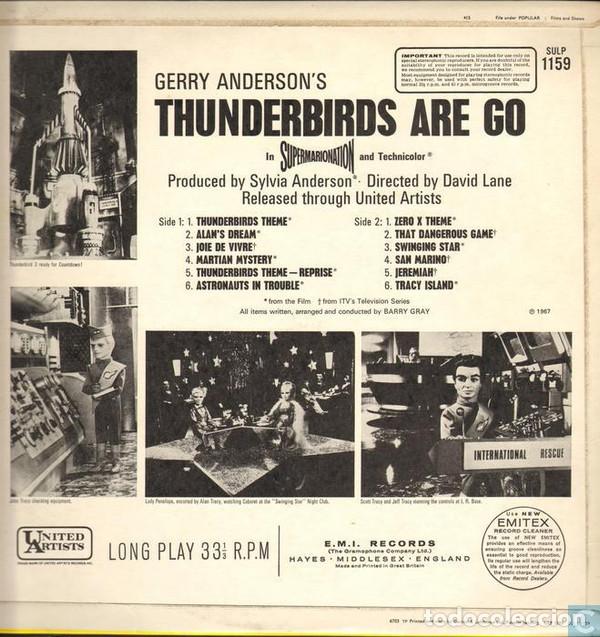 Discos de vinilo: Barry Gray &lrm;&ndash; Gerry Andersons Thunderbirds Are Go - Foto 2