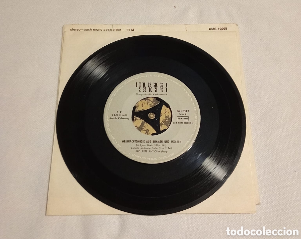 Discos de vinilo: Single de vinilo m&uacute;sica sacra - Foto 3