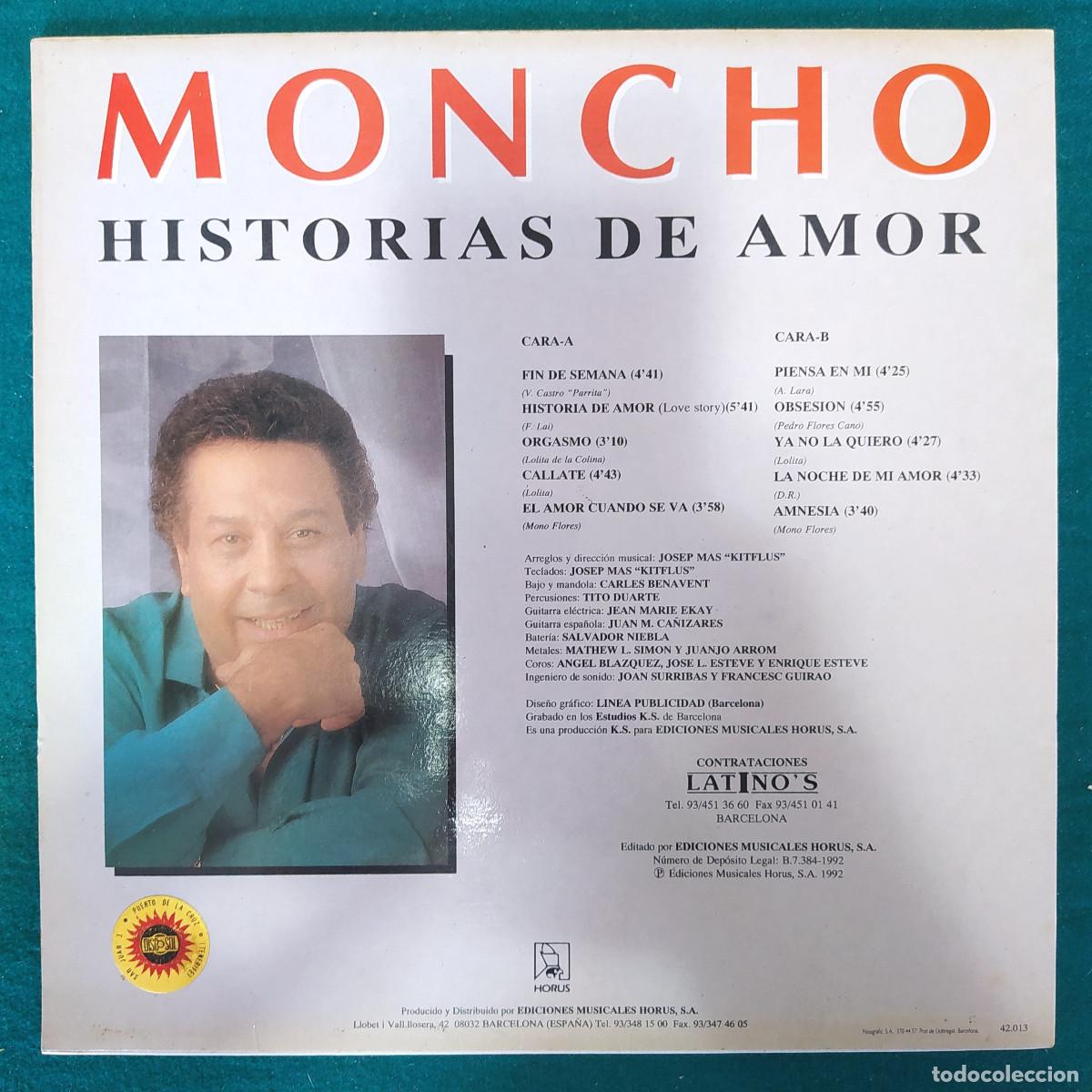 Discos de vinilo: Moncho &ndash; Historias de Amor - Foto 2