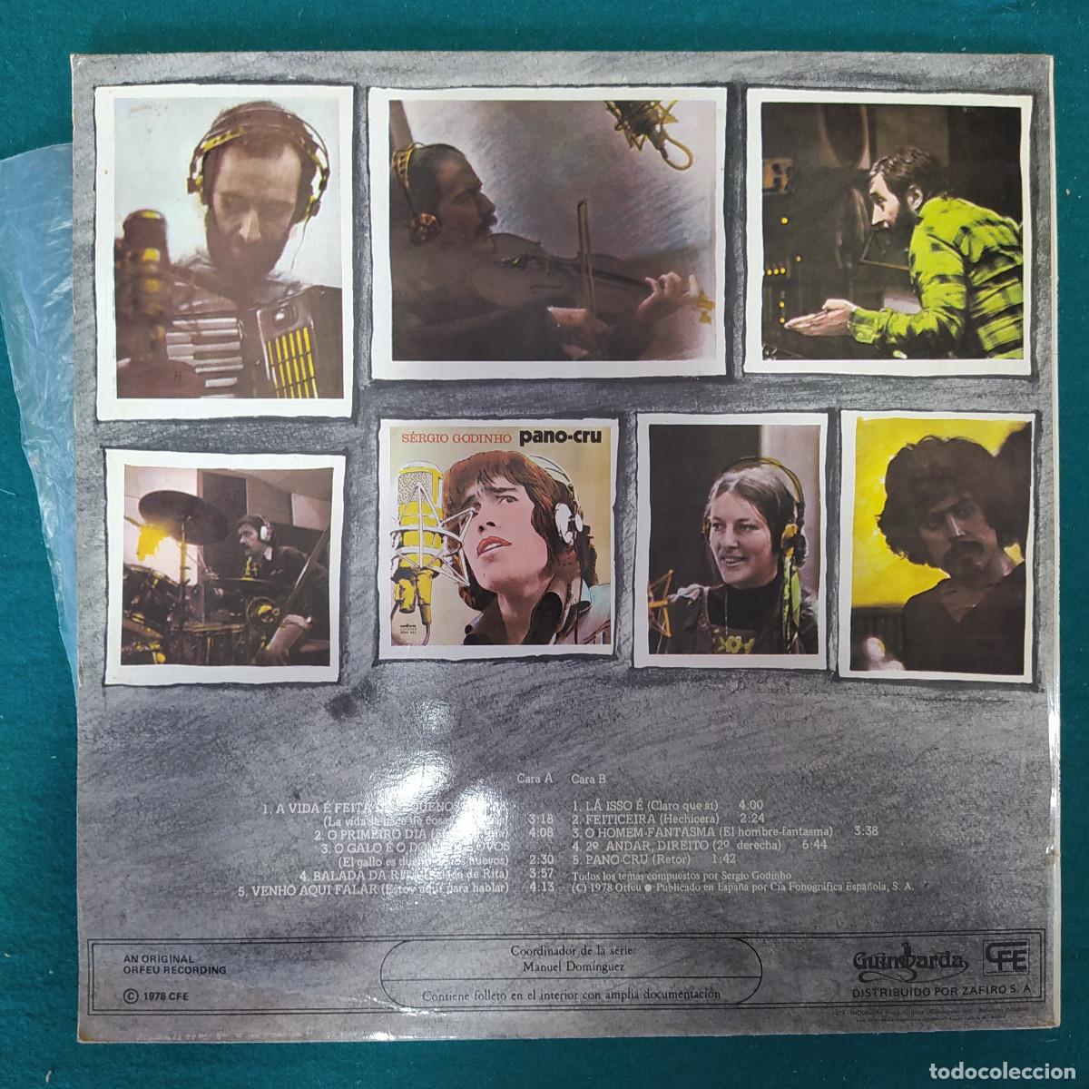 Discos de vinilo: S&eacute;rgio Godinho &ndash; Pano-Cru (Retor) - Foto 2