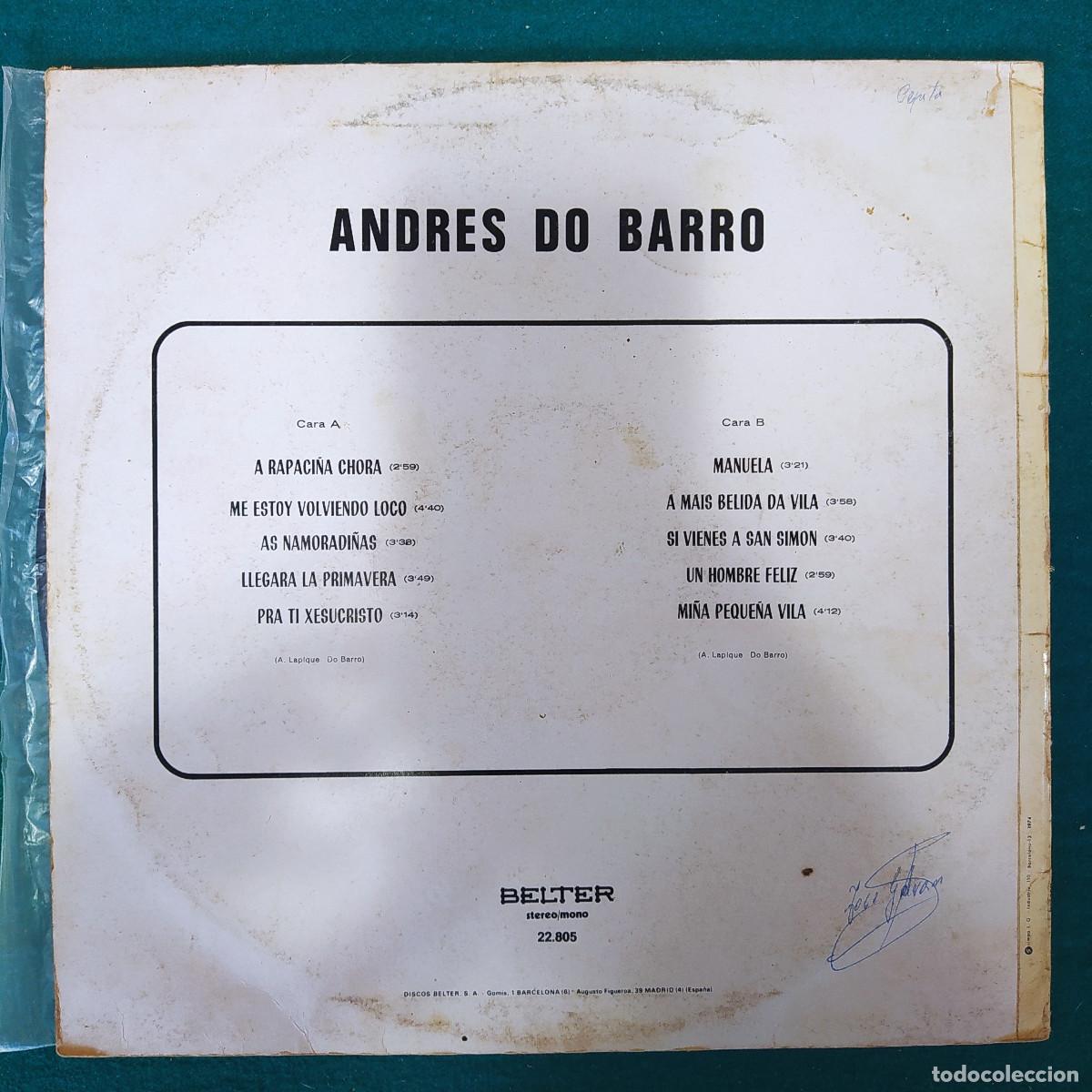 Discos de vinilo: Andres Do Barro &ndash; Andres Do Barro - Foto 2