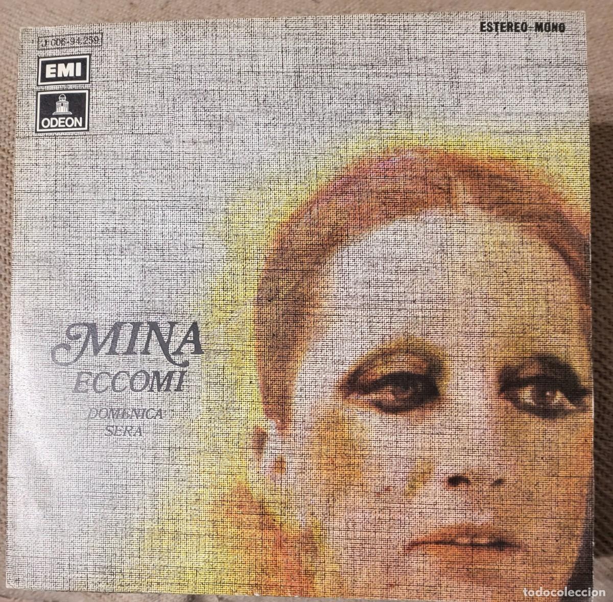 Discos de vinilo: Mina single sello Emi-Odeon editado en Espa&ntilde;a a&ntilde;o 1978... - Foto 1