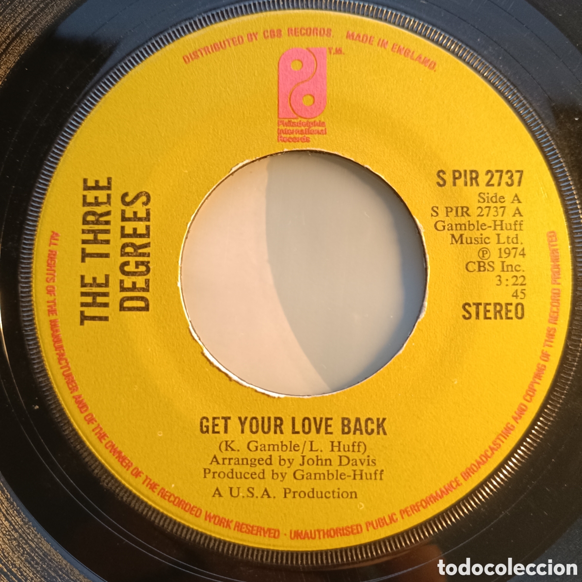Discos de vinilo: The Three Degrees &ndash; Get Your Love Back - Foto 1