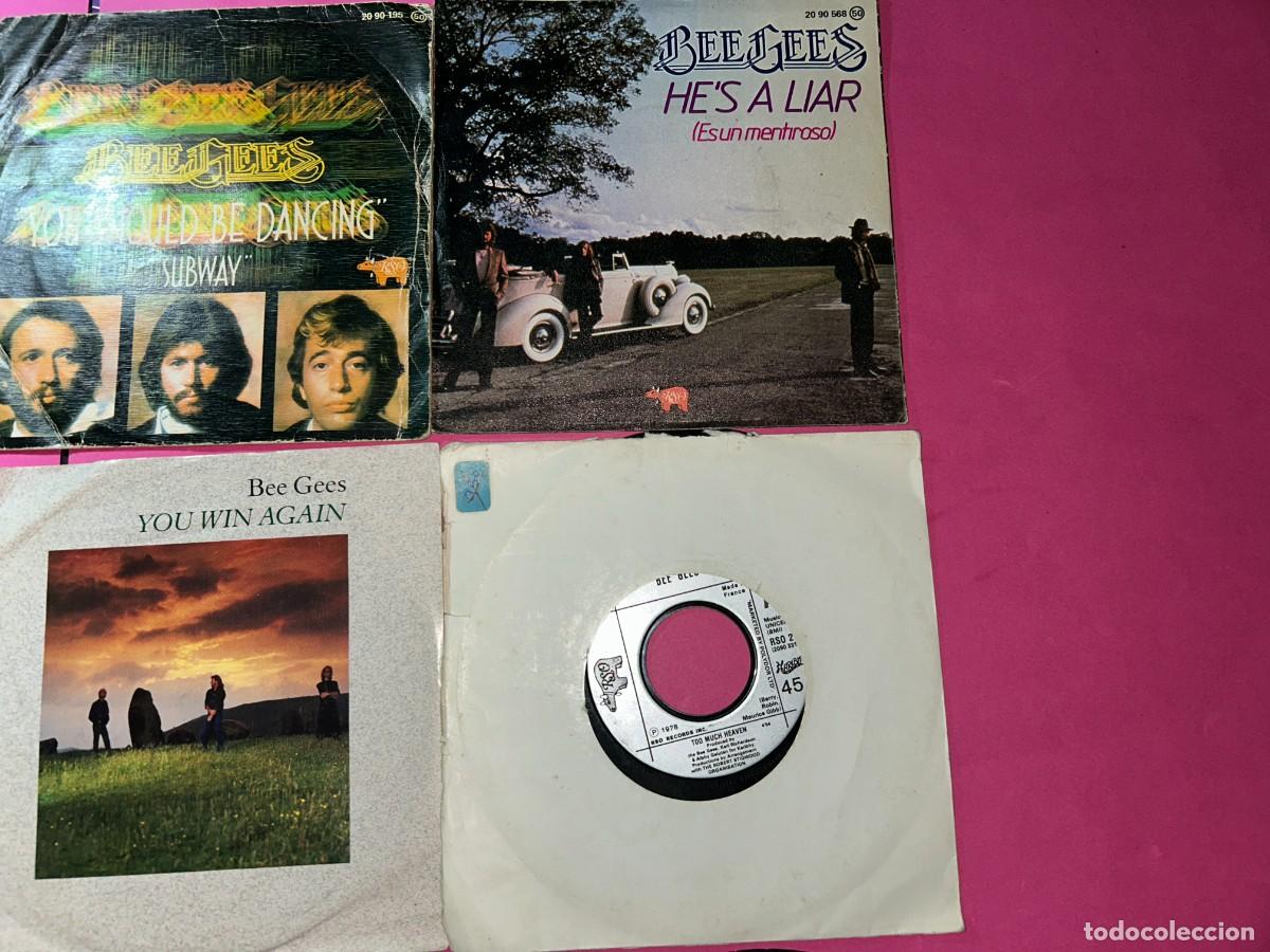 Discos de vinilo: LOTE DE SINGLES BEE GEES - Foto 3