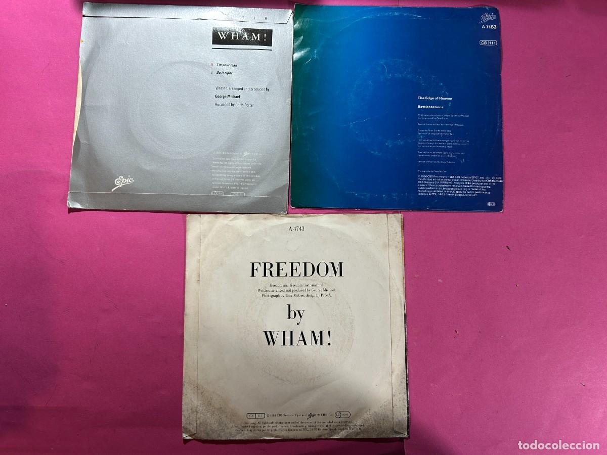 Discos de vinilo: LOTE DE SINGLES WHAM - Foto 2