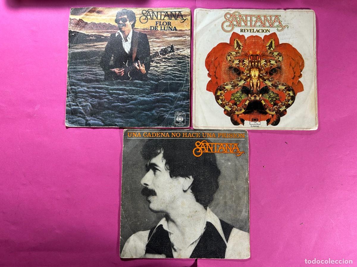 Discos de vinilo: LOTE DE SINGLES CARLOS SANTANA - Foto 1