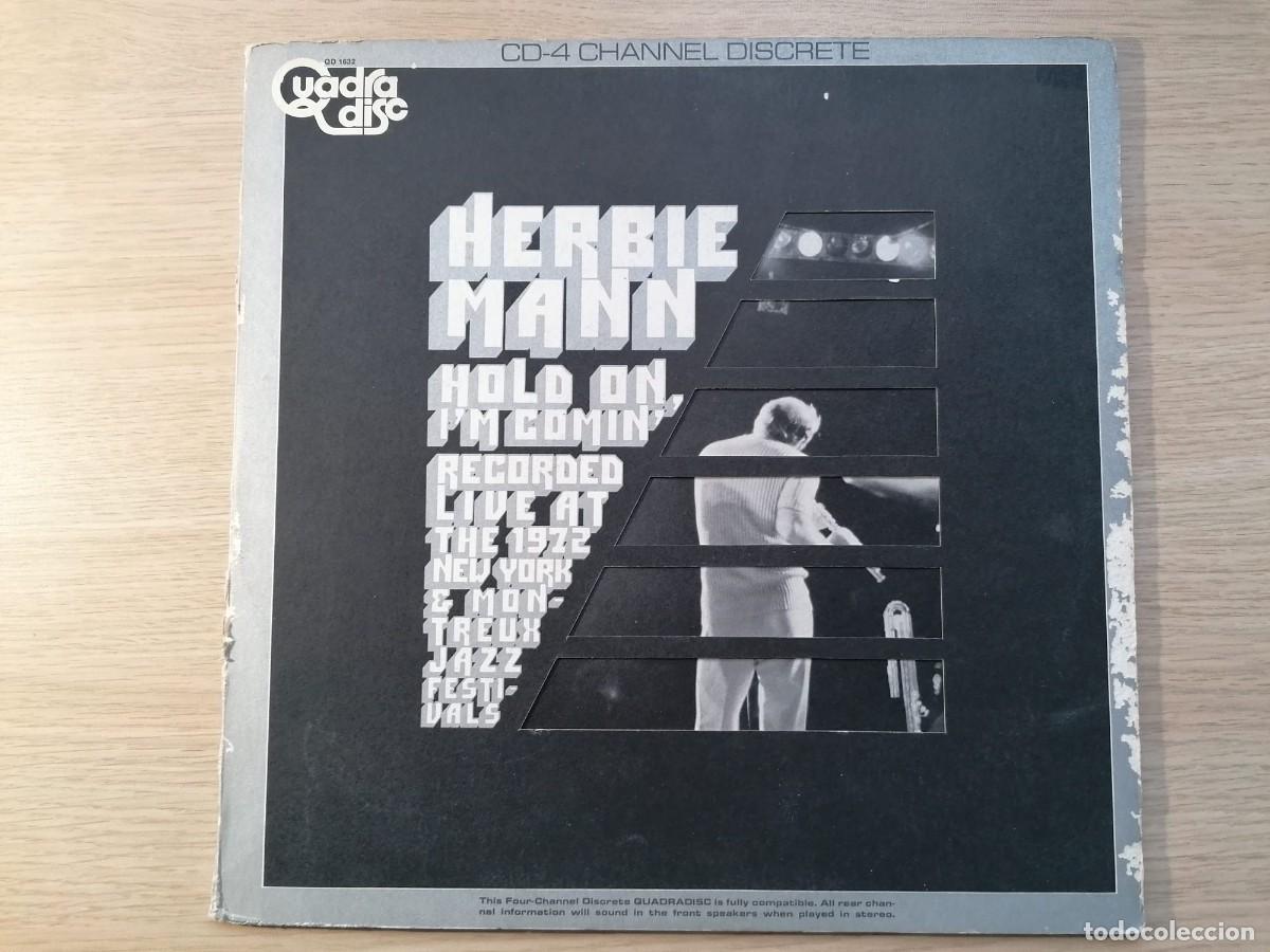 Discos de vinilo: LP Herbie Mann &lrm;&ndash; Hold On, Im Comin - Foto 1