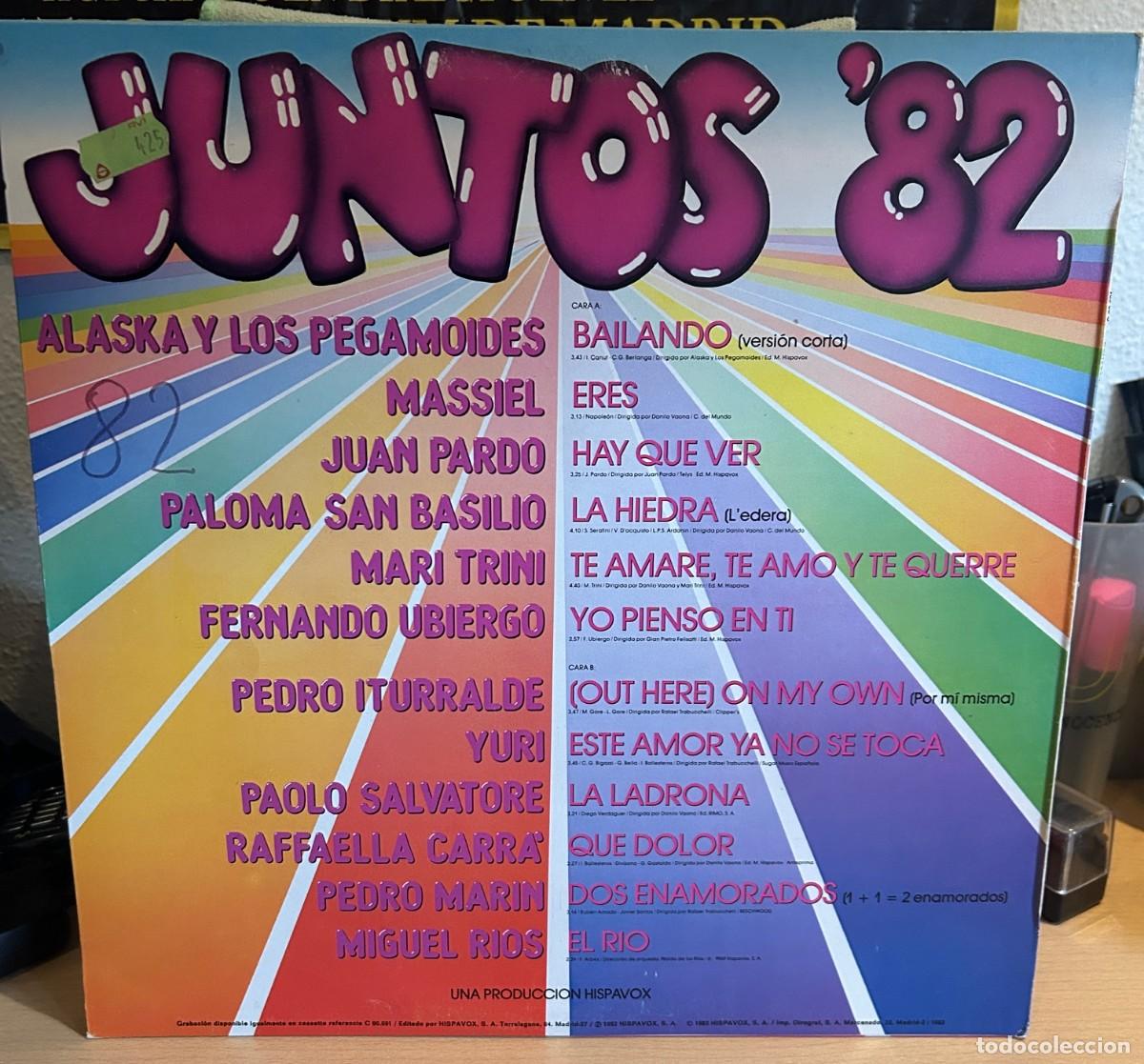 Discos de vinilo: Various &lrm;&ndash; Juntos 82. estado vg vg 1982 - Foto 2