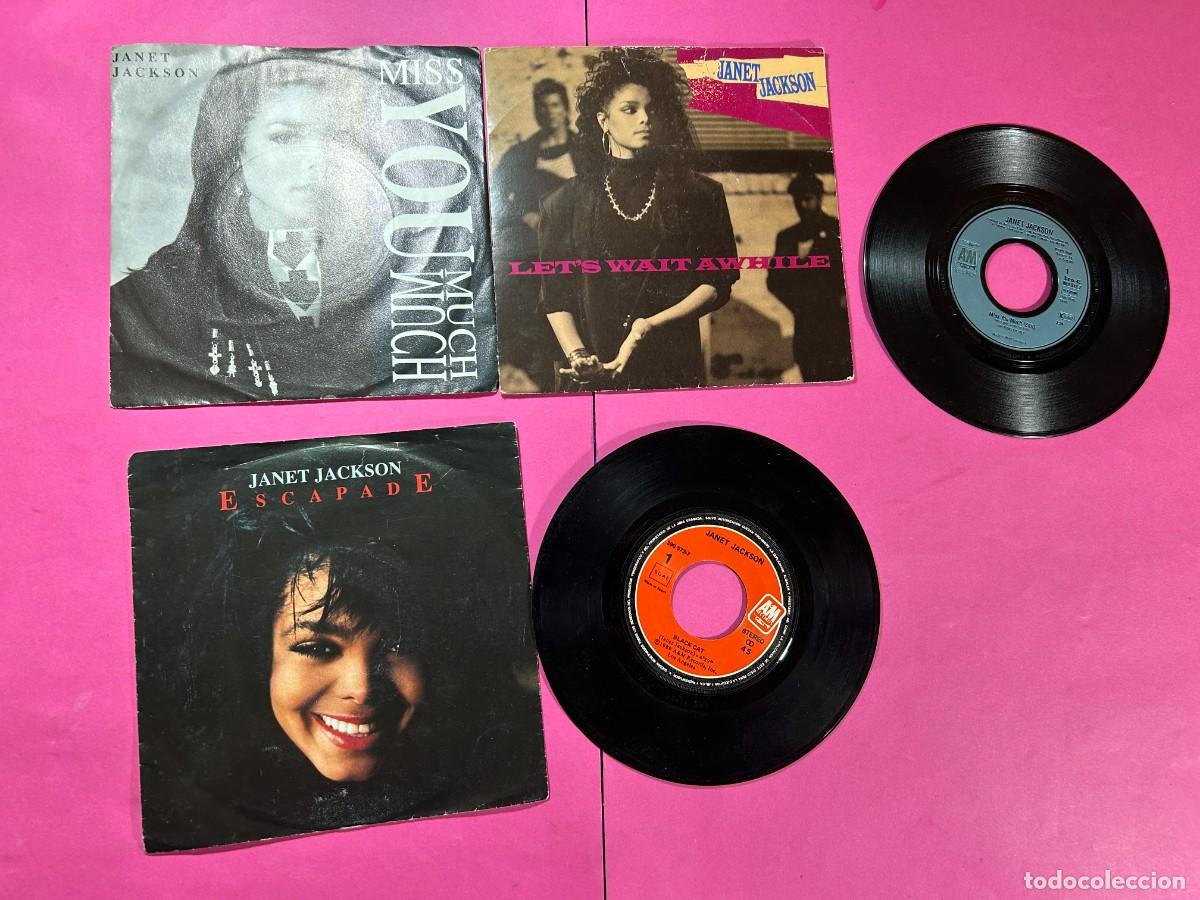 Discos de vinilo: LOTE SINGLES JANET MICHAEL JACKSON THE JACKSONS - Foto 3