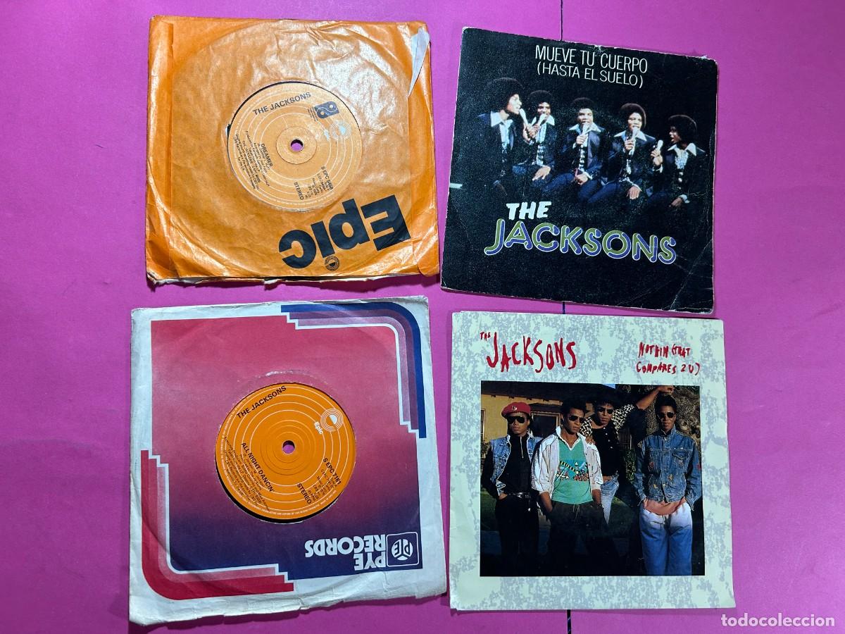 Discos de vinilo: LOTE SINGLES JANET MICHAEL JACKSON THE JACKSONS - Foto 4