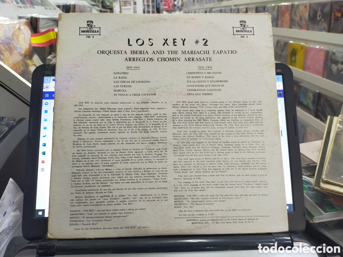 Discos de vinilo: Los xey LP 2 u.s.a. montilla - Foto 2