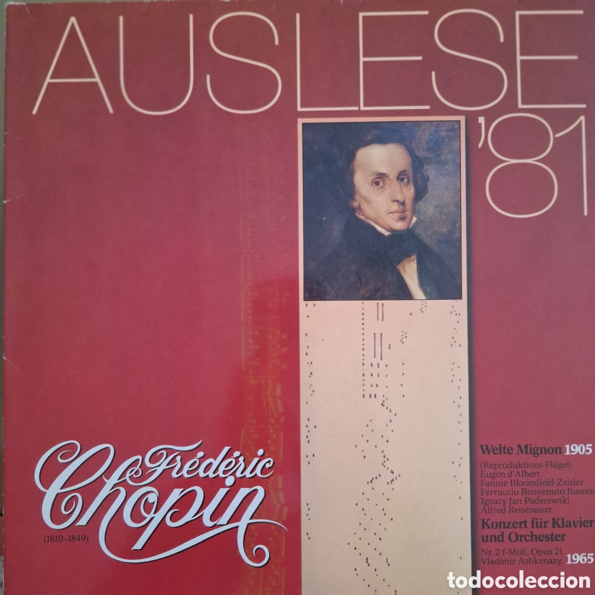 Discos de vinilo: Auslese 81. Frederic Chopin. - Foto 1