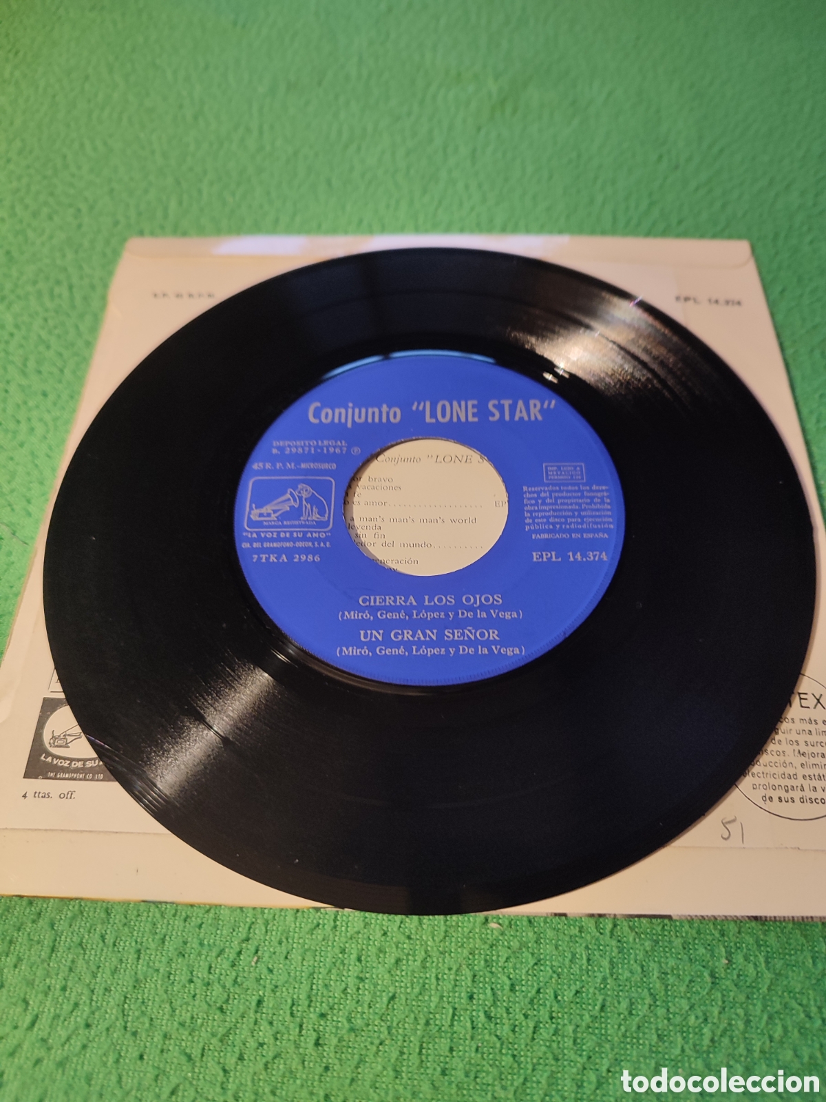 Discos de vinilo: Lone Star - Cierra los ojos + 3 Ep. - Foto 3