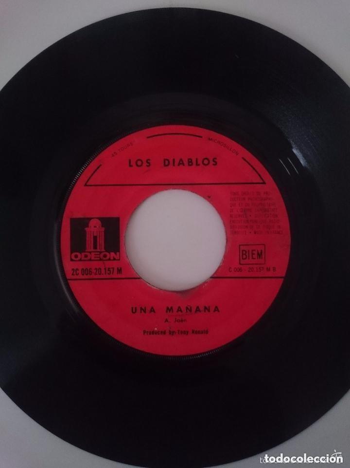 Discos de vinilo: LOS DIABLOS - RAYO DEL SOL - UNA MA&Ntilde;ANA - ODEON - Foto 1