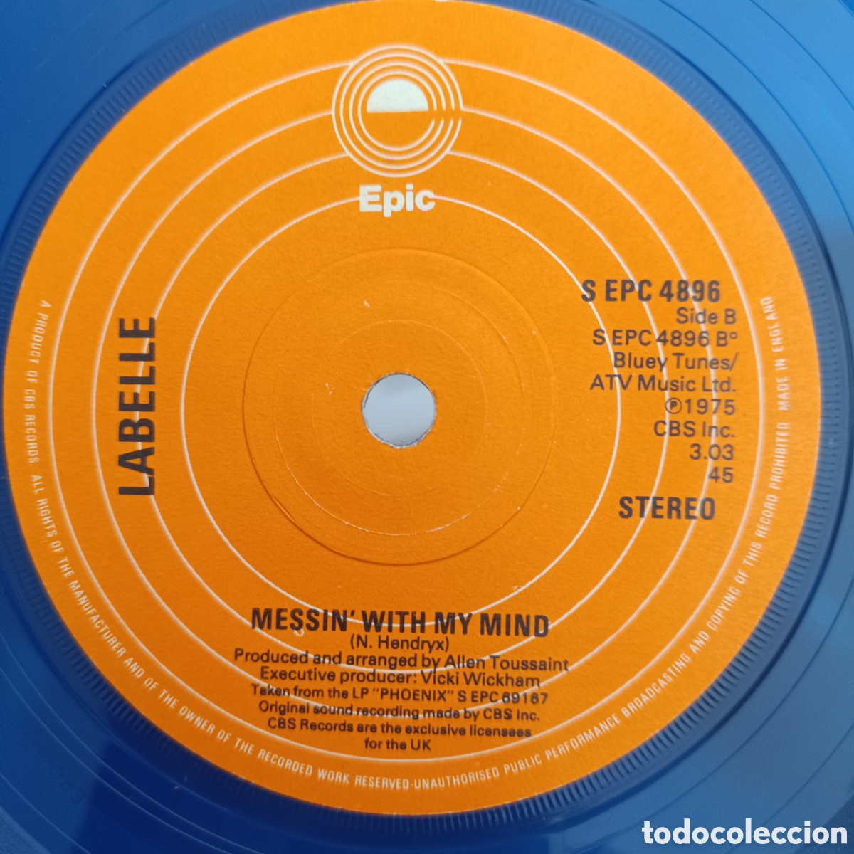 Discos de vinilo: Labelle &lrm;&ndash; Lady Marmalade (Vinilo azul) - Foto 1