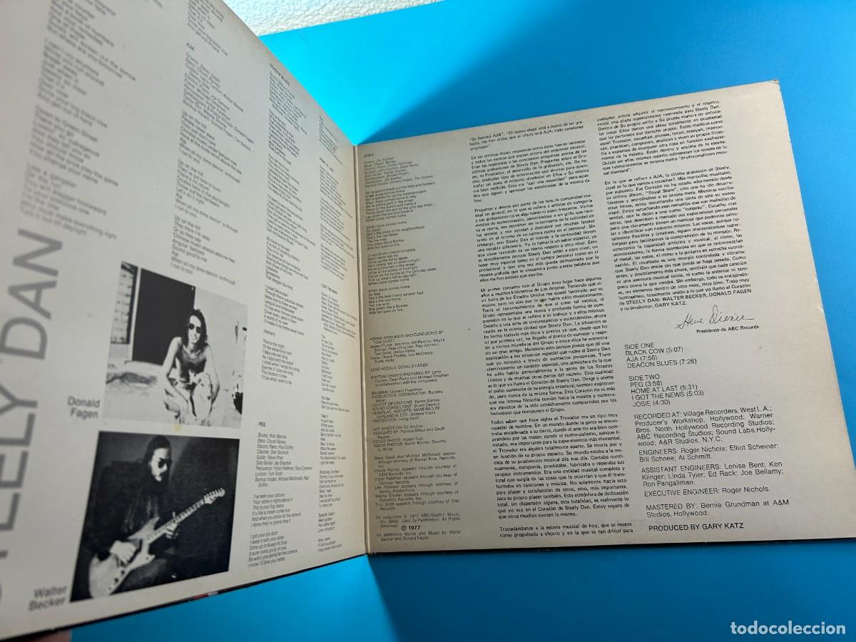 Discos de vinilo: STEELY DAN - AJA - GATEFOLD SPAIN 1977 - Foto 2