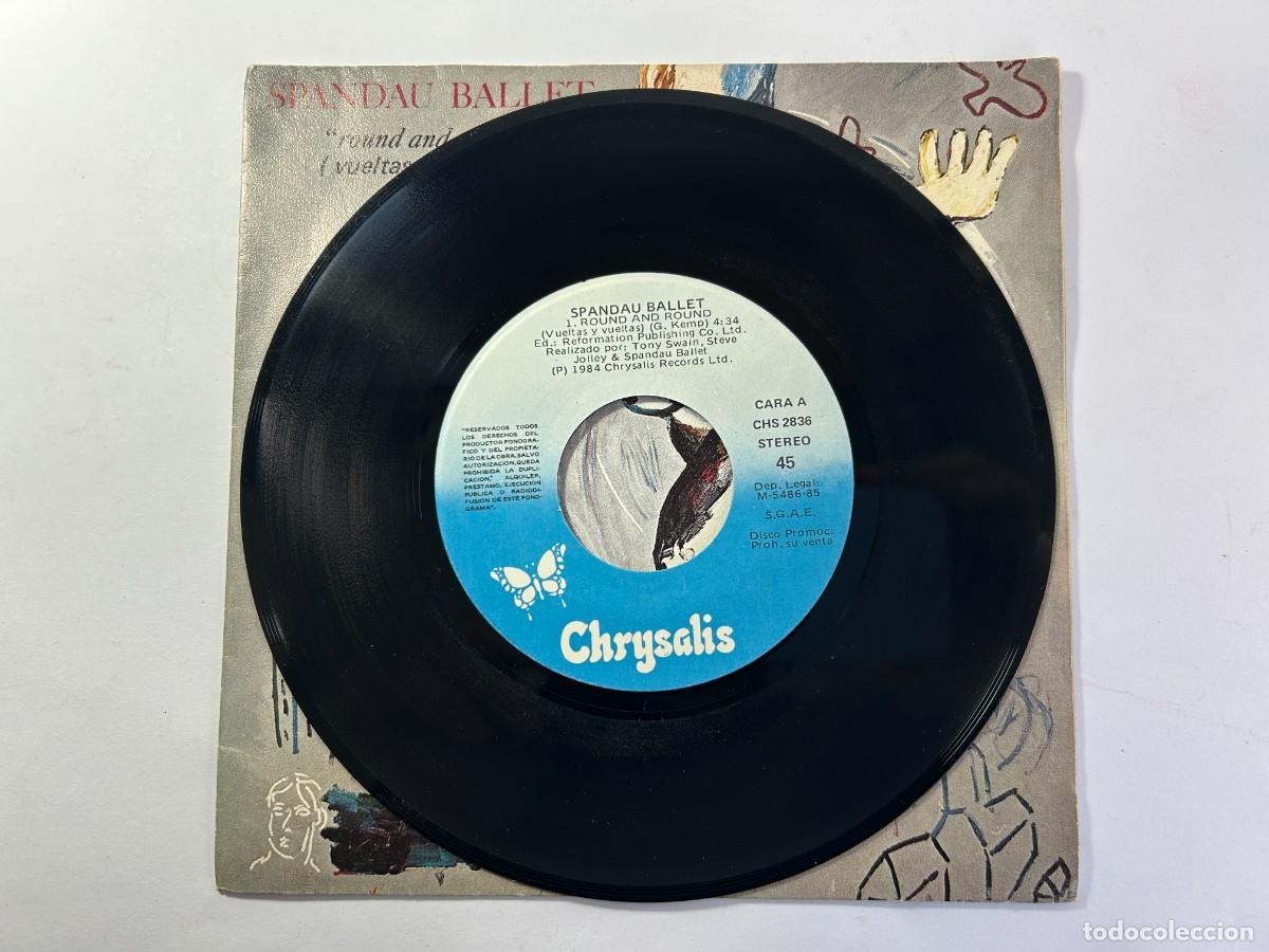 Discos de vinilo: SPANDAU BALLET - ROUND AND ROUND / TRUE (LIVE VERSION) - Foto 3