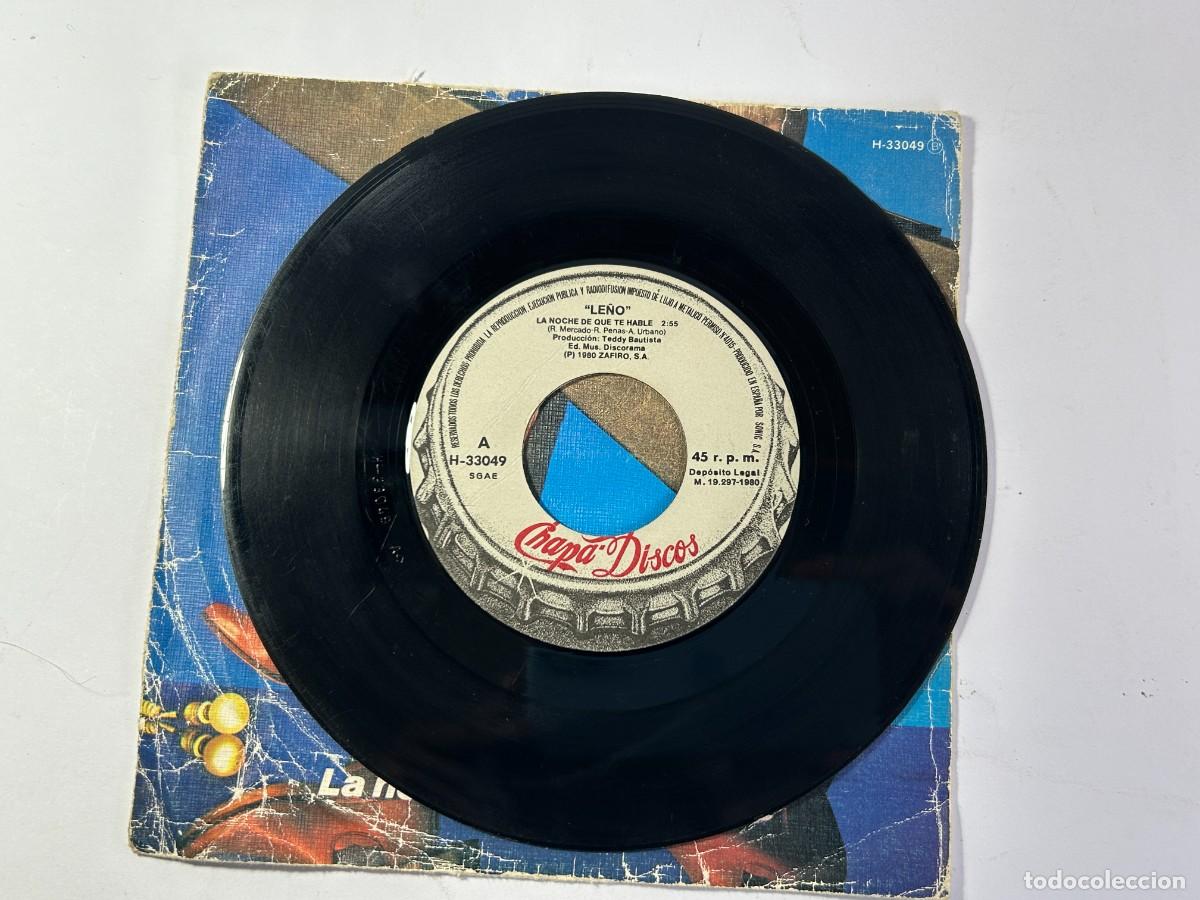 Discos de vinilo: LE&Ntilde;O - la noche de que te habl&eacute; / sin solucion - Foto 3