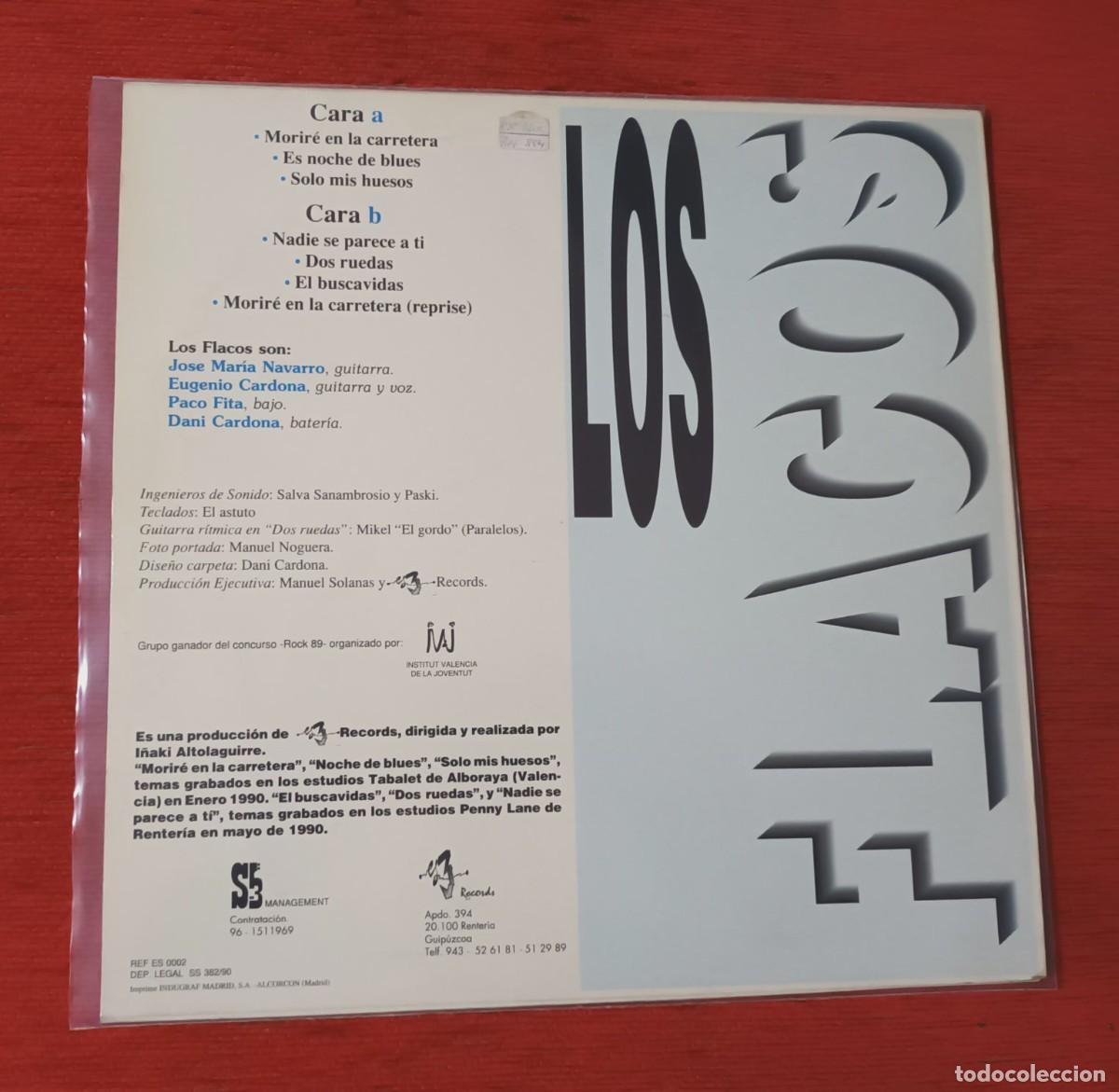 Discos de vinilo: LOS FLACOS - LP 1990 - Foto 2